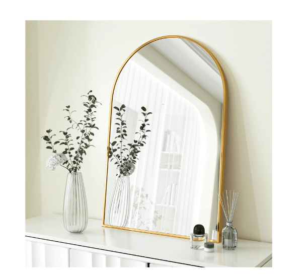 Wall Arch Mirror With Gold Frame| Stylish Wall Mirror