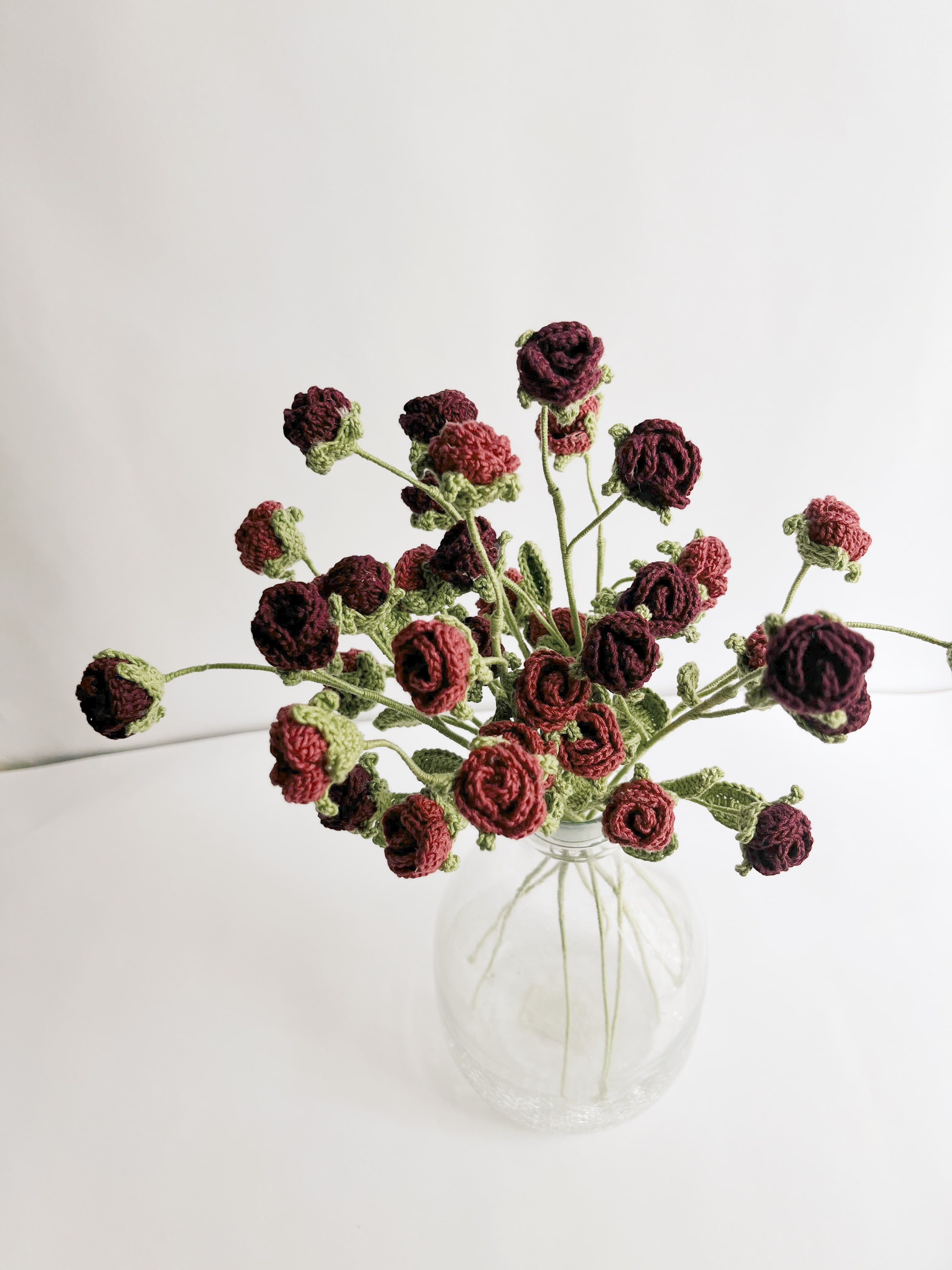 Mini Rose Stick Set Of 2