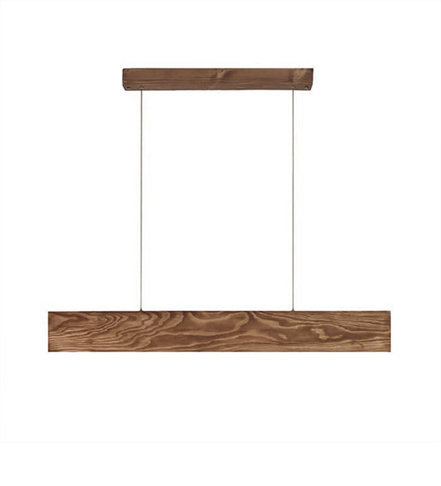 Cedar Brown Wooden Led Hanging Lamp for Home Decor | Pendant Lights