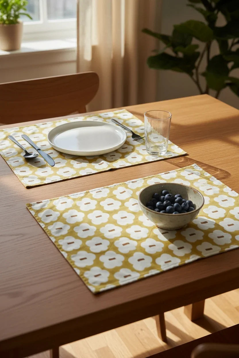 Cloud Flower | Placemat | Cotton
