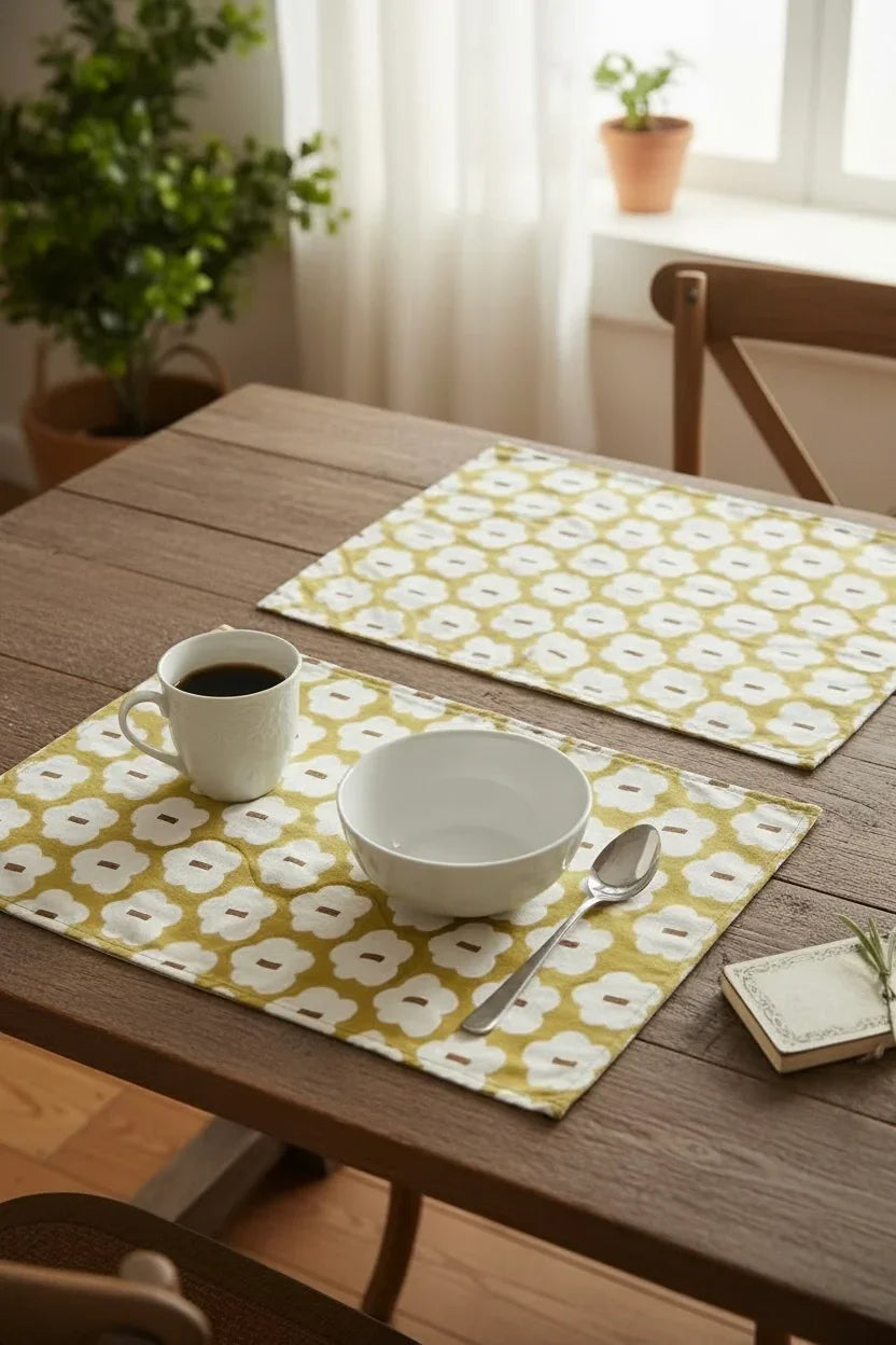 Cloud Flower | Placemat | Cotton