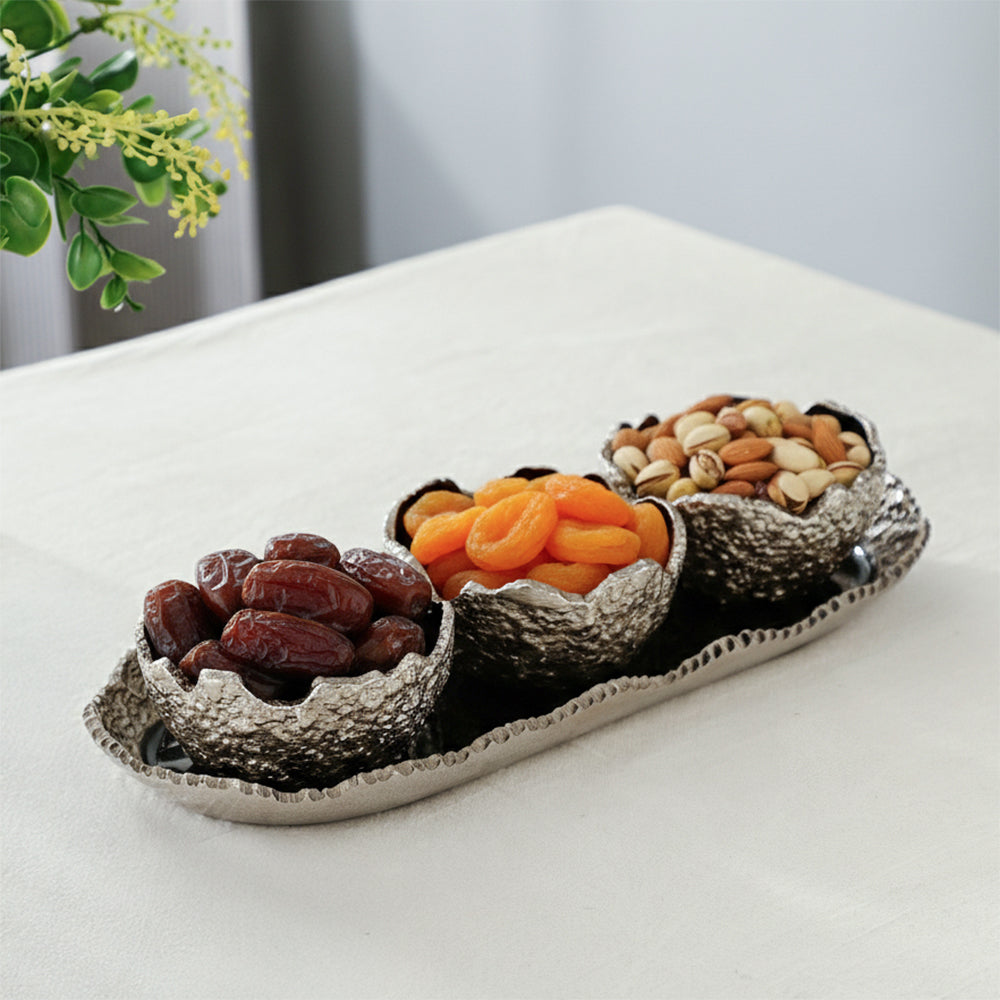 Elaris Tray & Bowl Set In