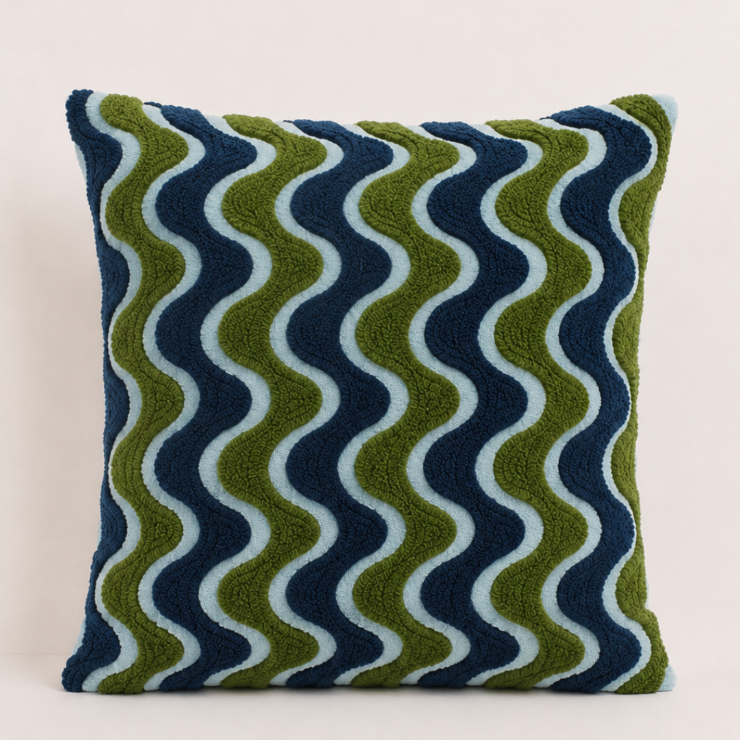Milky Wave Cushion Cover