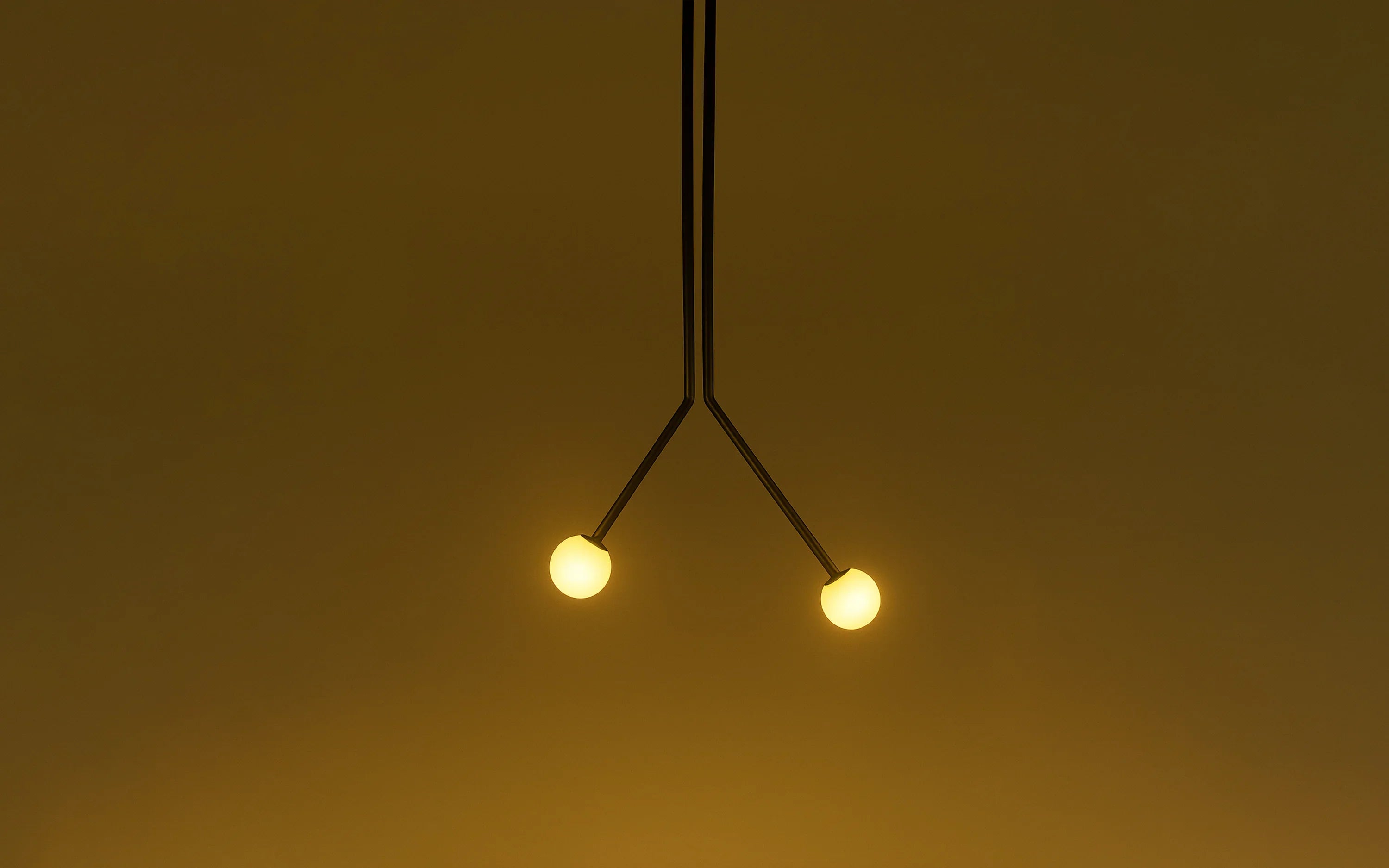 Niora Hanging Lamp | Mild Steel and Glass