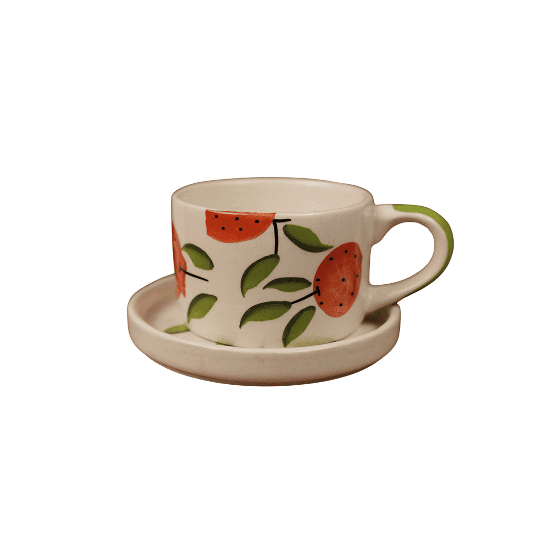 Citrus Delight Cup & Saucer Set