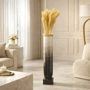 Coop Brushed Slate Vase With Vase