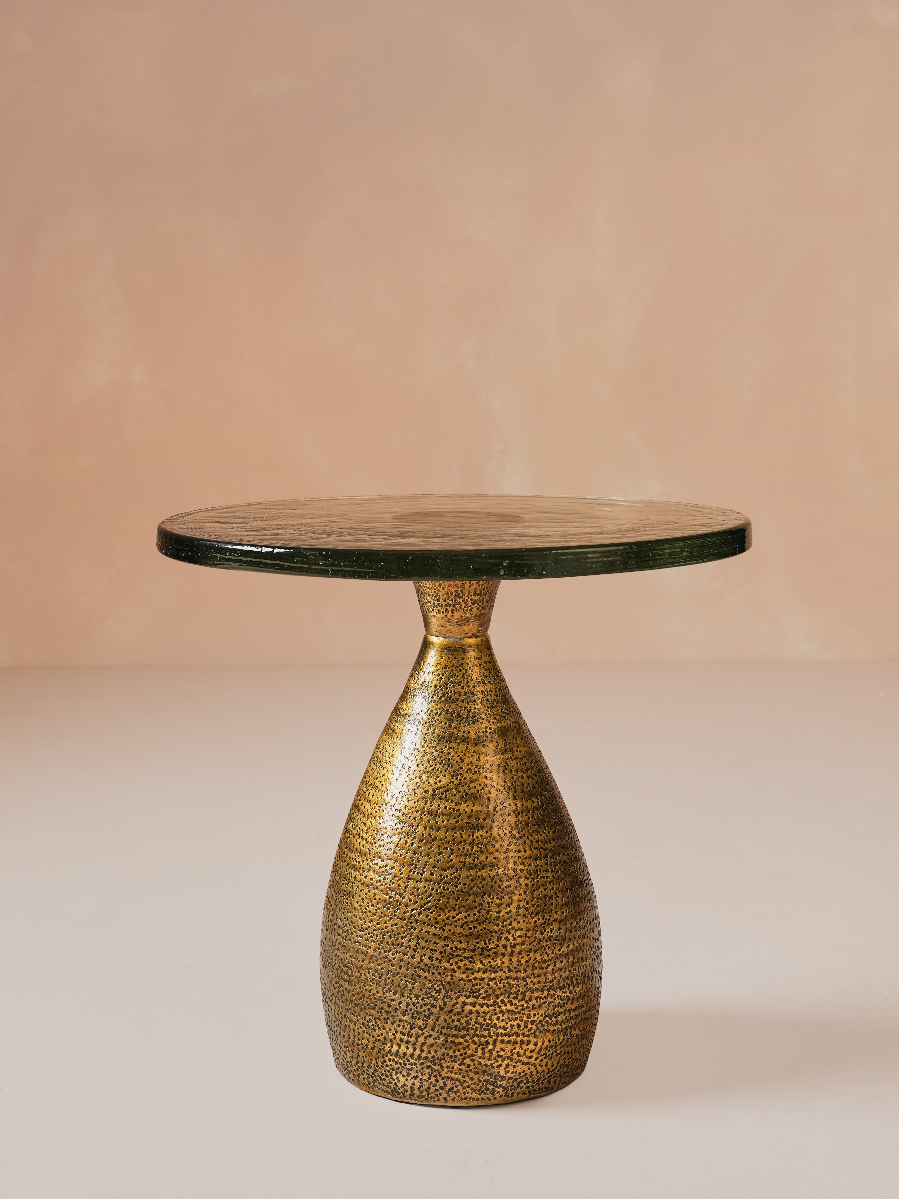Alba Gold Hammered Table