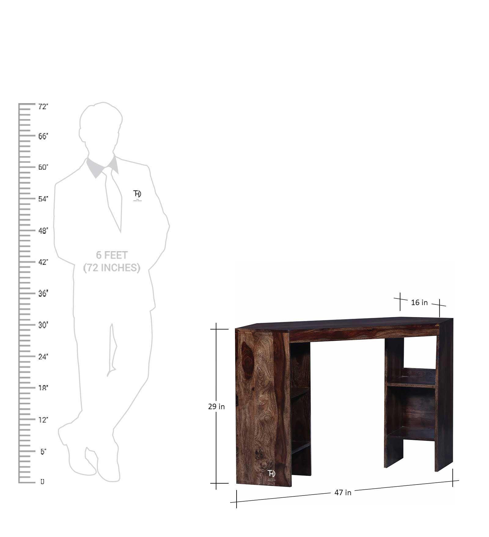 Corno Dune Desk | Sheesham Wood