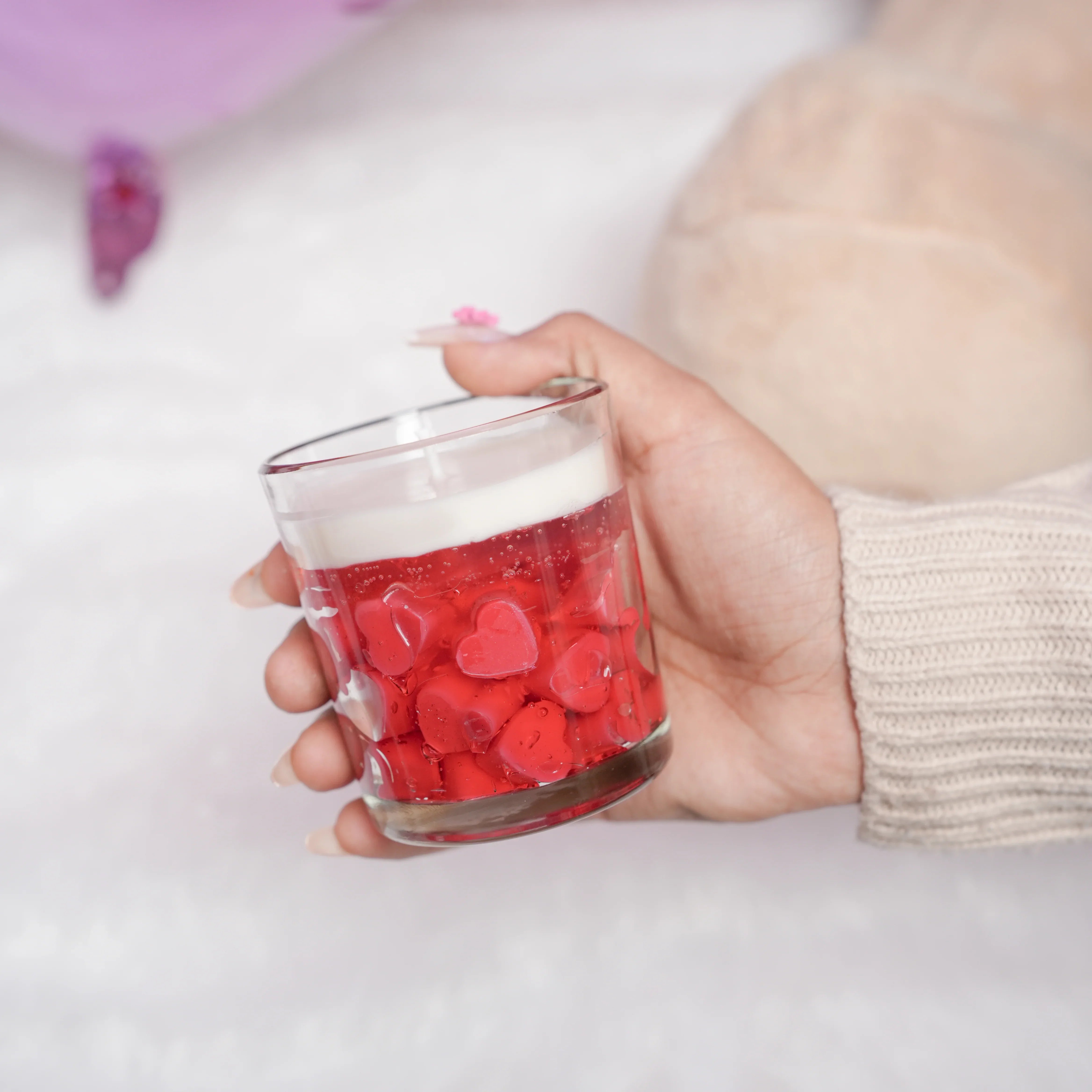 Scarlet Love Candle