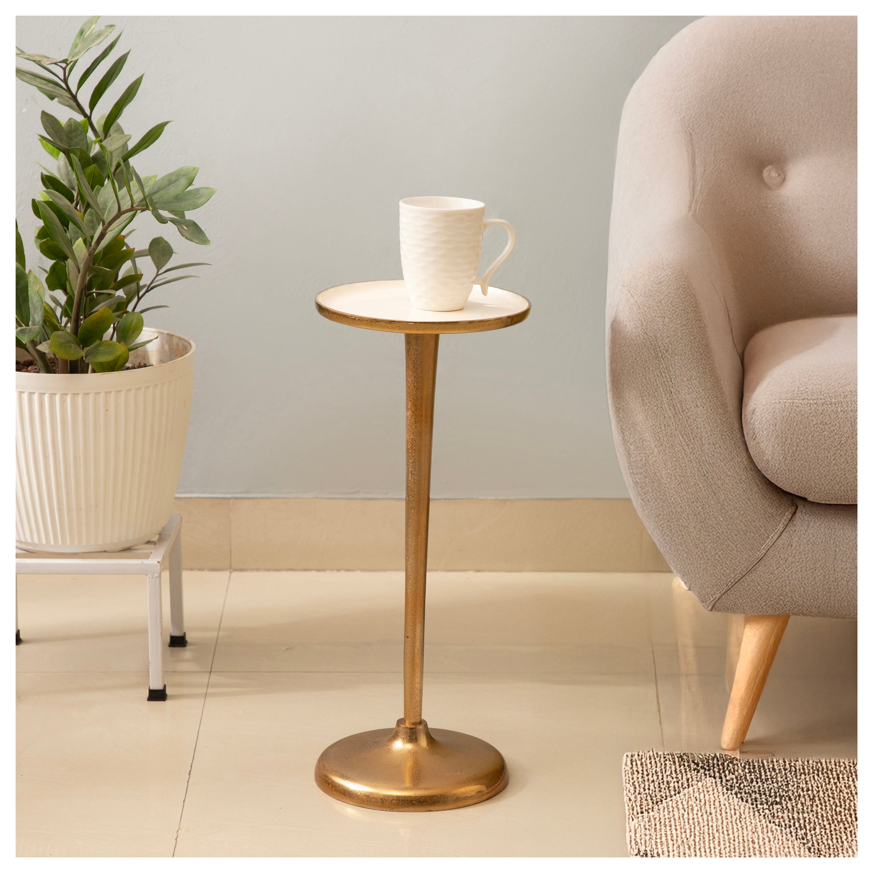 The Ivory Crest Side Table