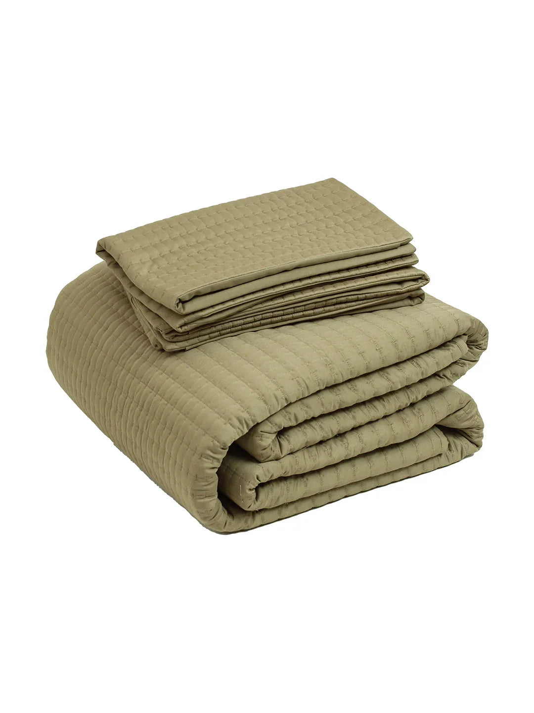 Periyar Bedcovers Sets In Beige Colour