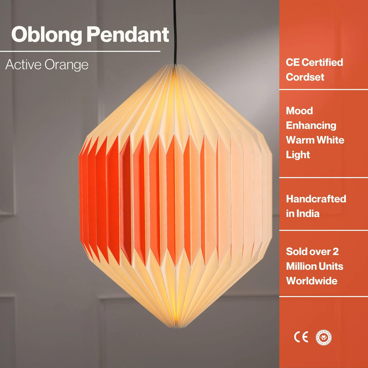 Oblong Pendant Lamp