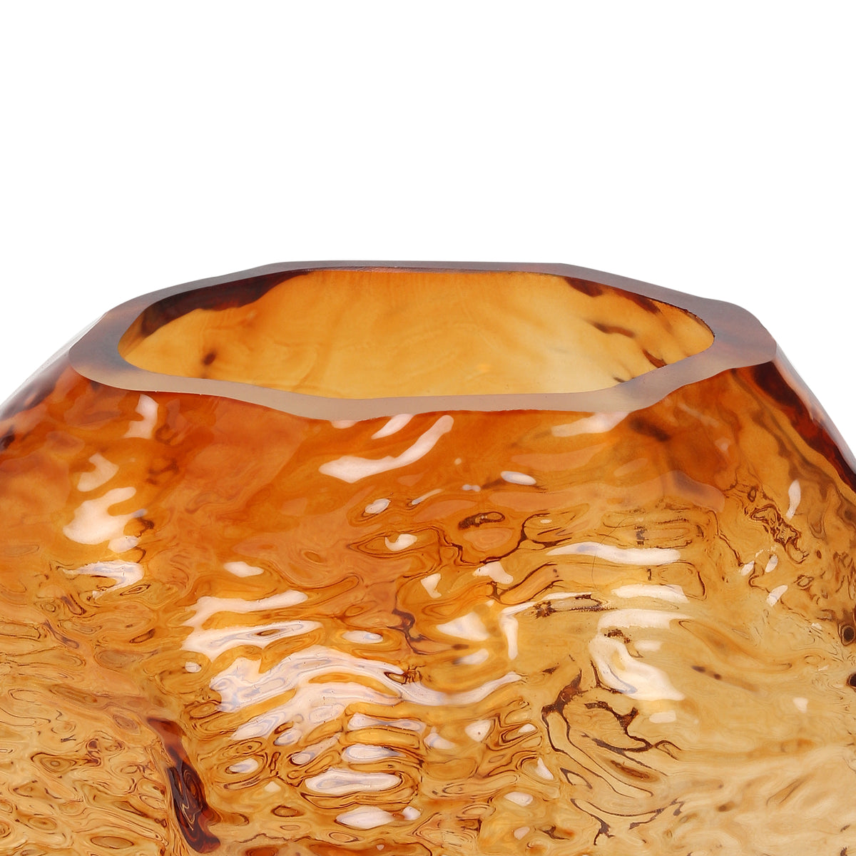 Terra Melt Crystal Vase