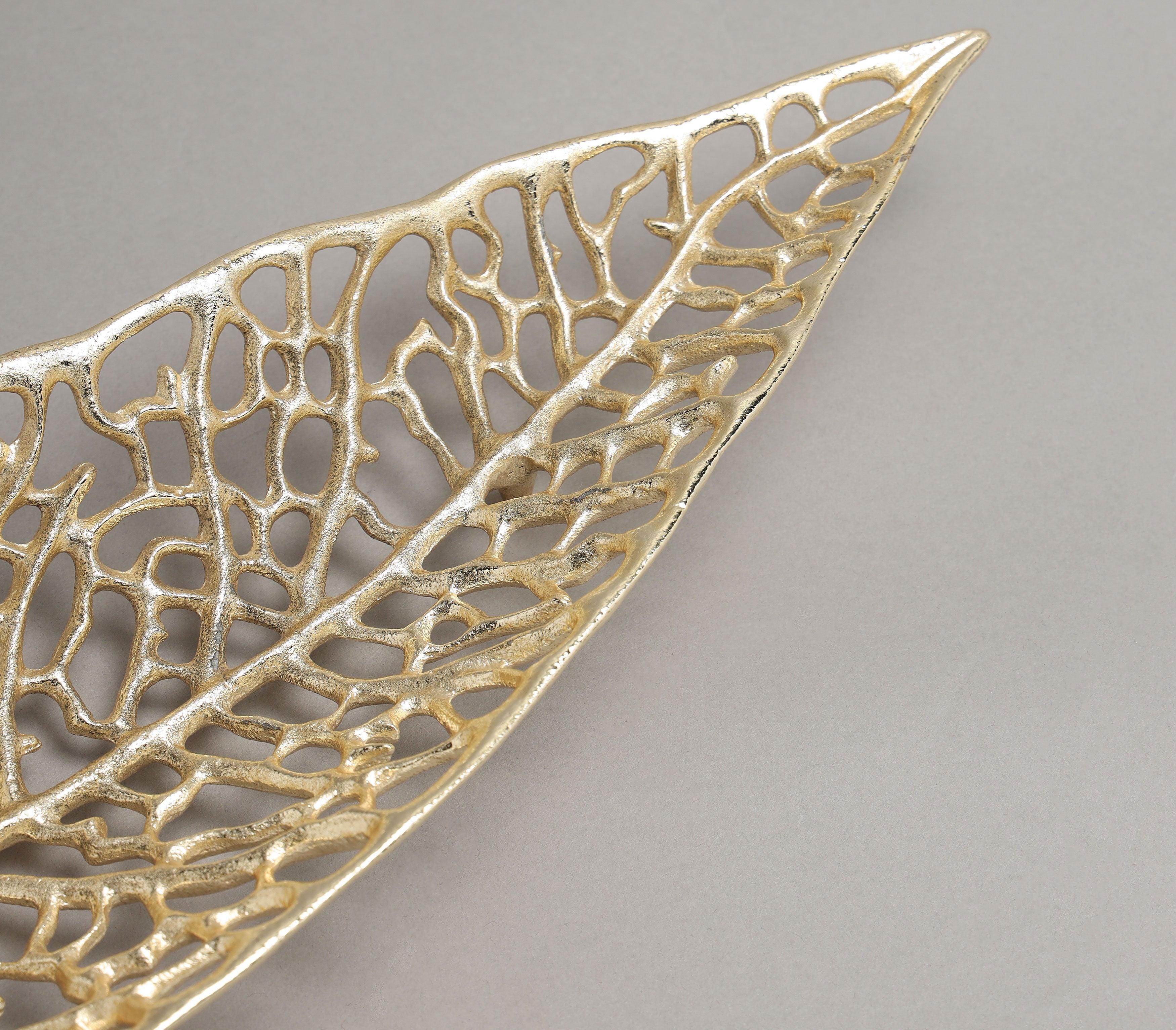 Xylem Platter | Gold Finished