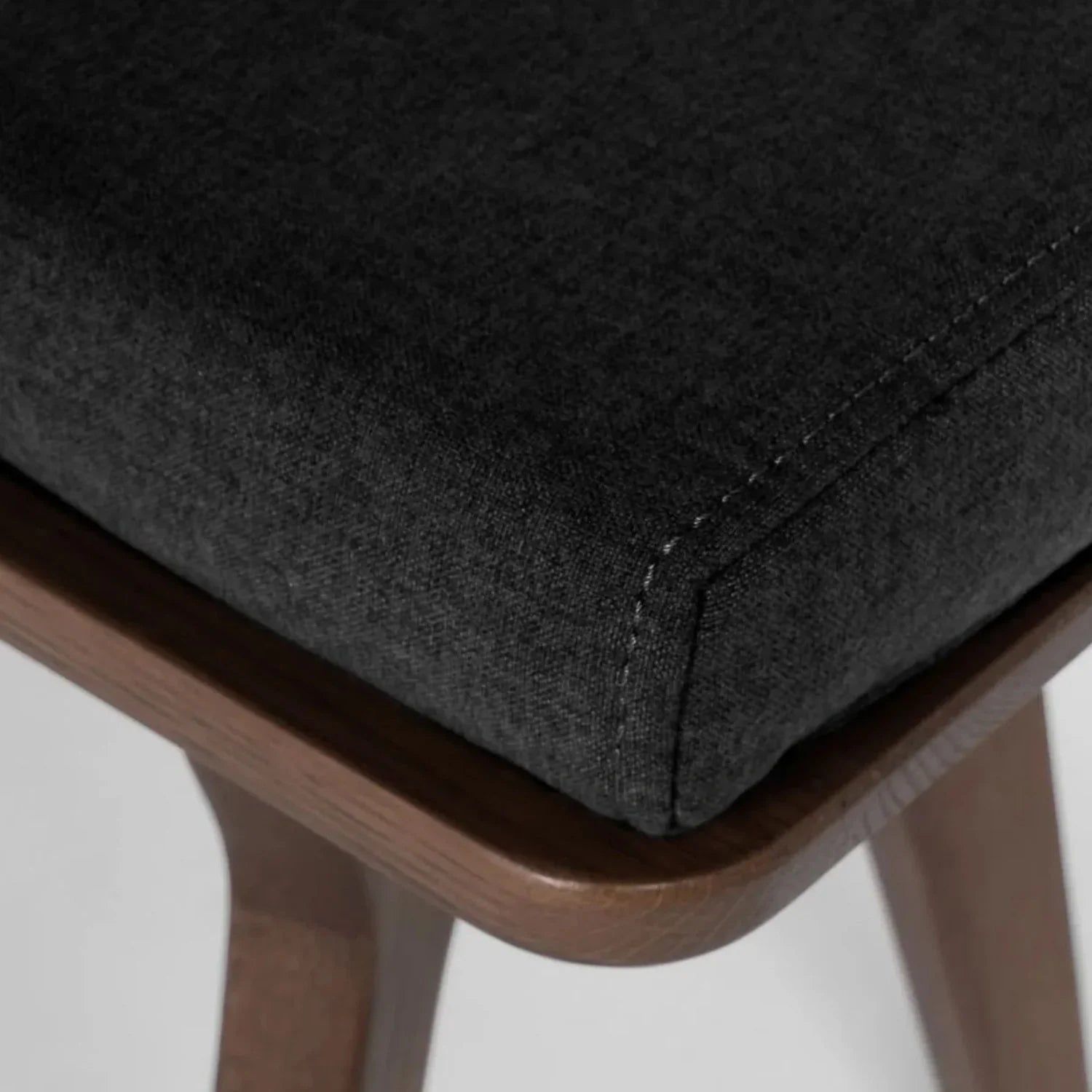 Orvique Solid Wood & Fabric Upholstery Bench