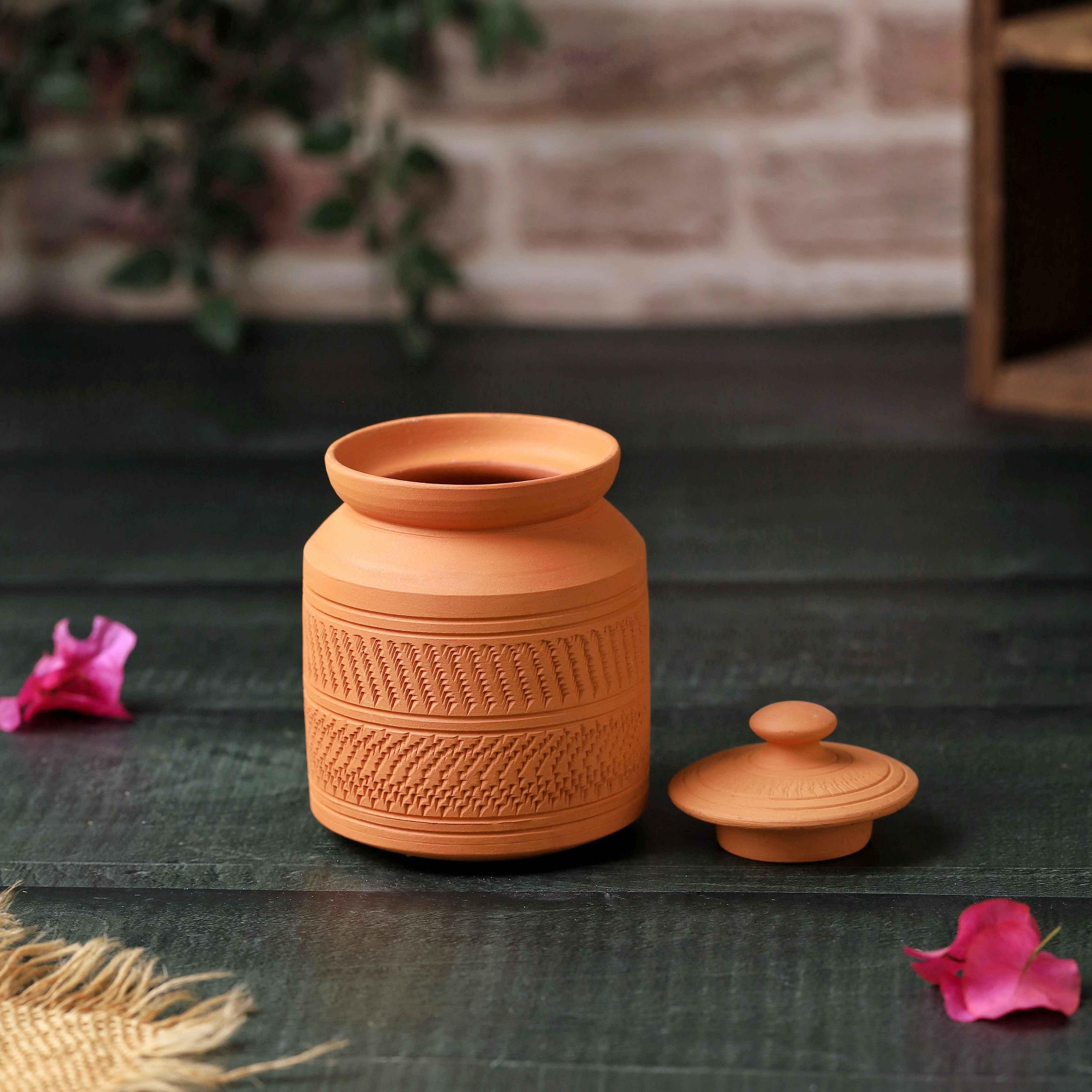 Terracotta Nawabi Sugar Pot