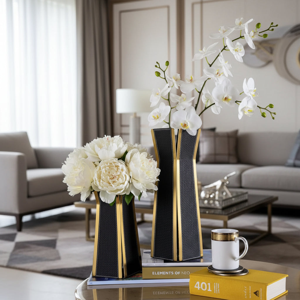 Allure Flower Vase With Lid - Large