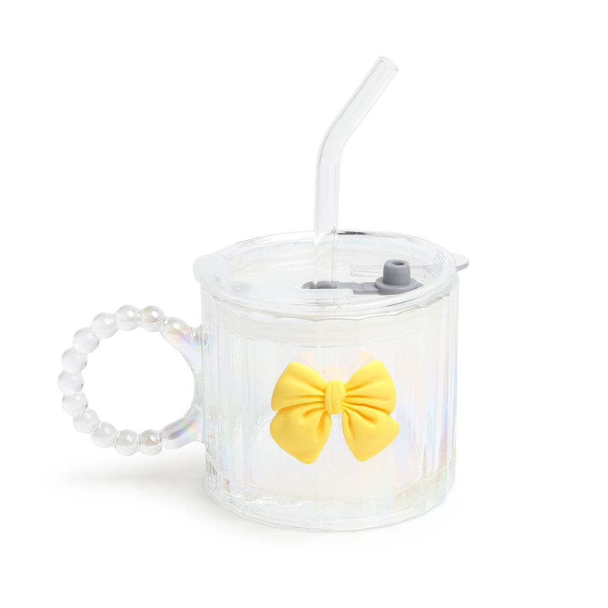 Colette Glass Tumbler Bow