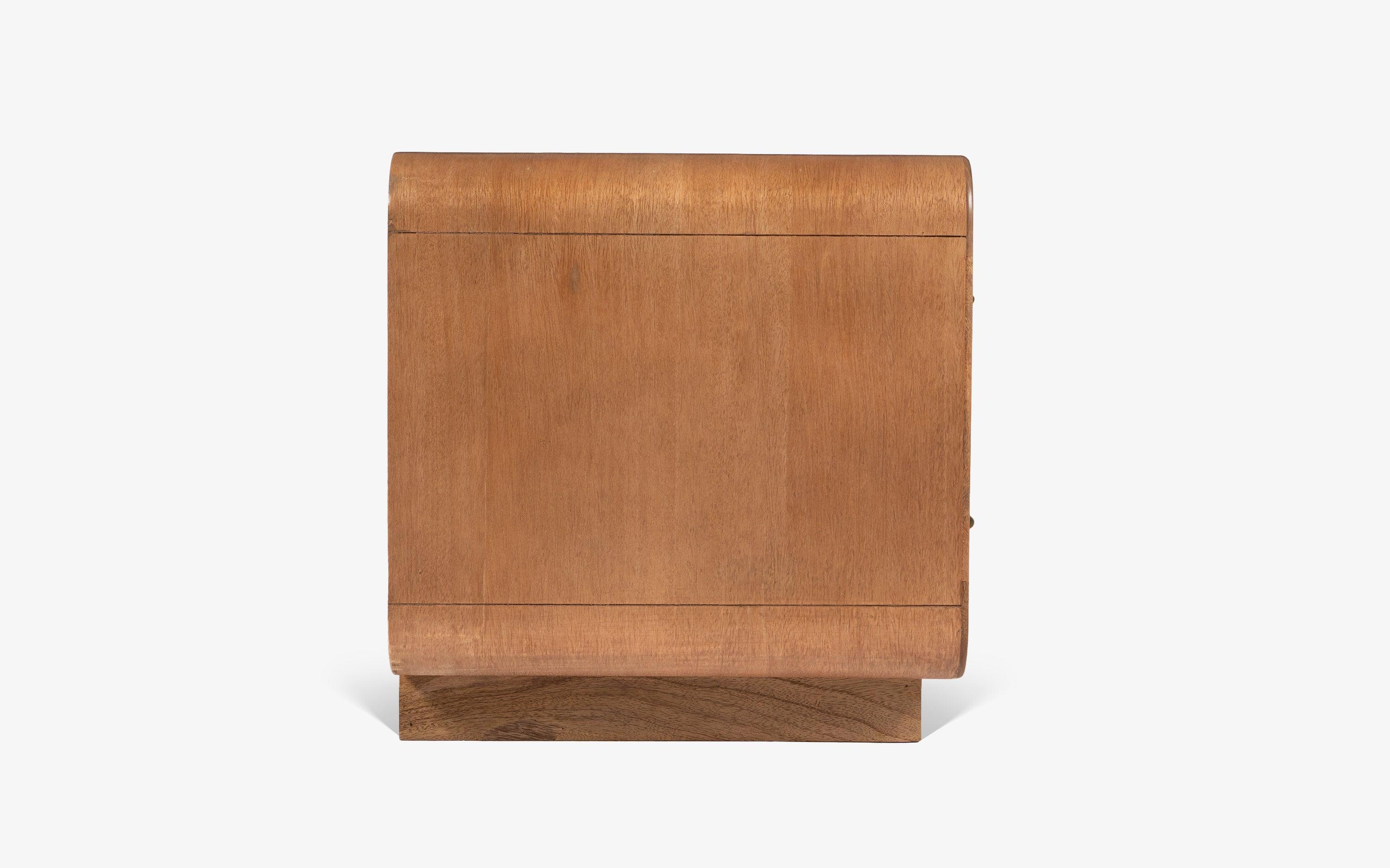 Linn Bedside Table | Mango Wood and Mango Veneer