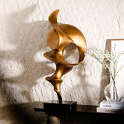 Vertical Abstract Decor Sculpture | Modern Artistic Accent Piece, Designer Showpiece