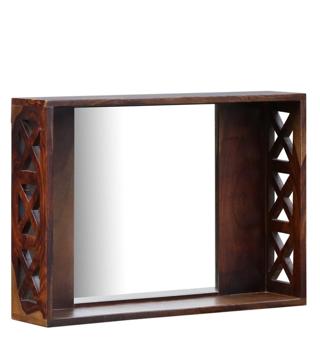 Soldi Sheesham Wood Rectangle Wall Mirror
