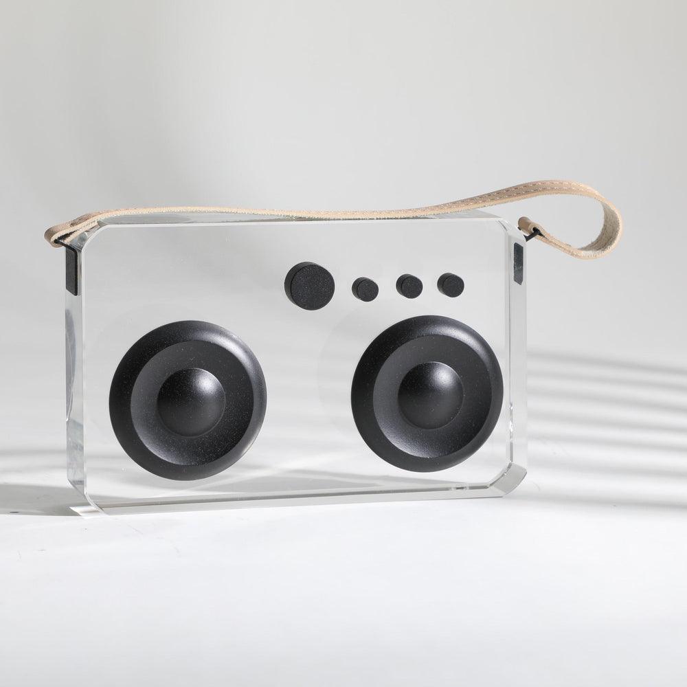 Scandinavian Soundbox Decor Object | Premium Nordic Designer Accent | Showpiece for Living Room