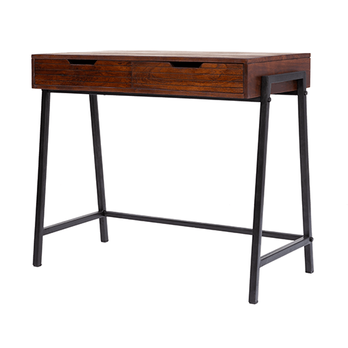 Penny Acacia Wood Study Table with Drawer | Office Table