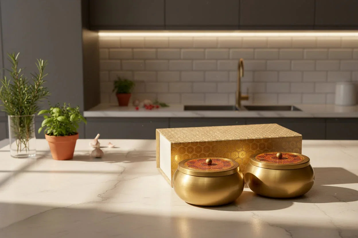 Gift Box : Puri Kuliya Container Set of 2