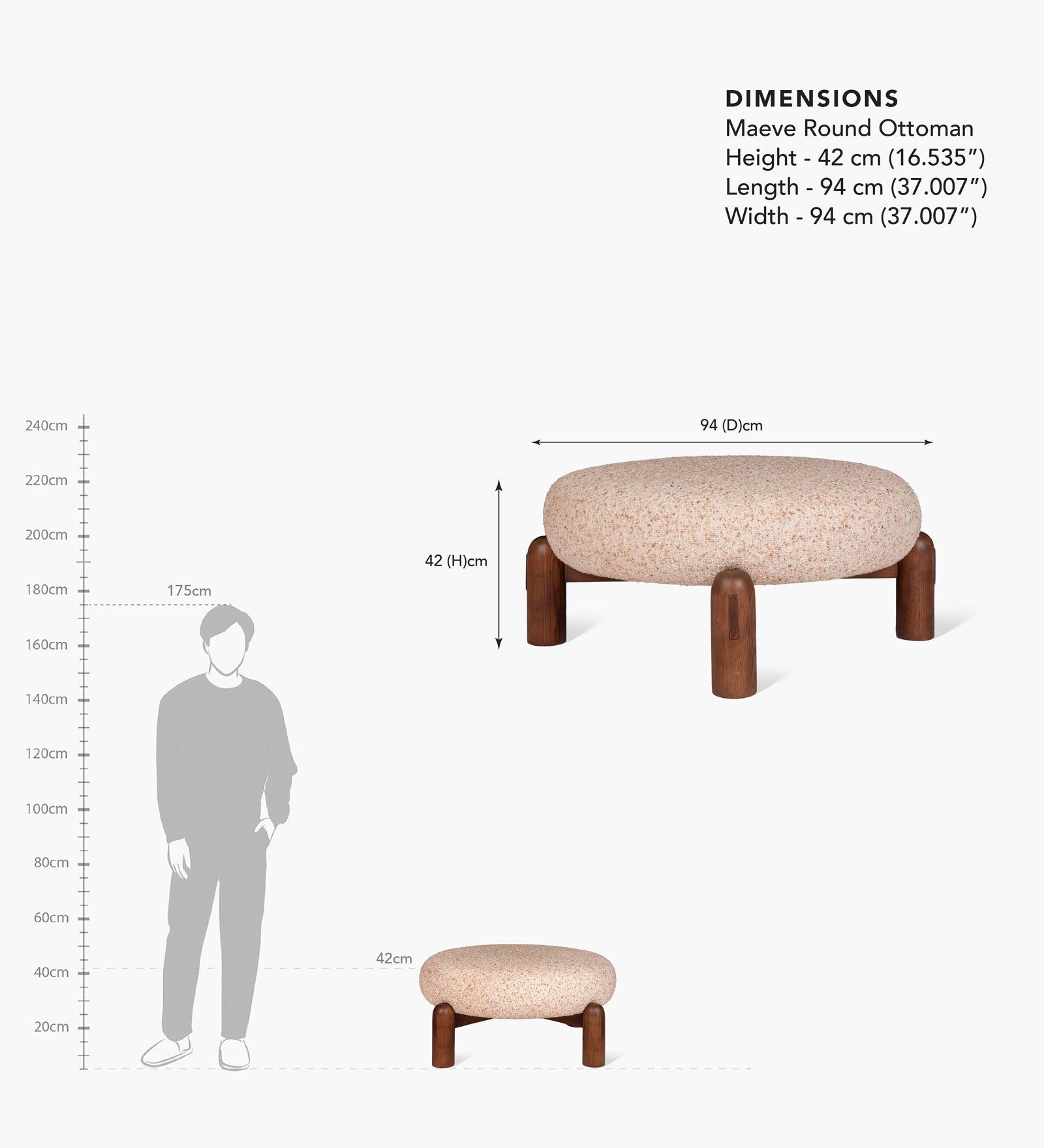 Maeve Round Ottoman