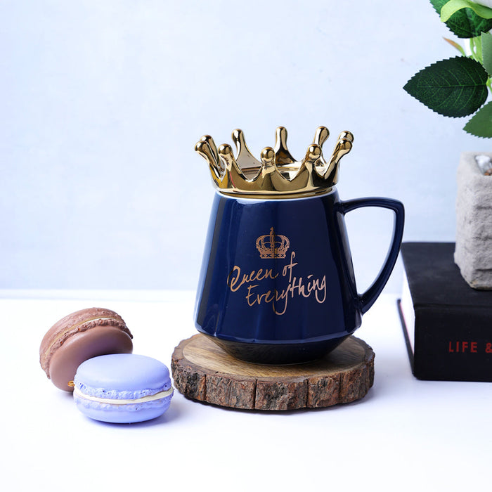 Queen of Everything Mug | Royalty Coffee Cup & Crown Tumbler