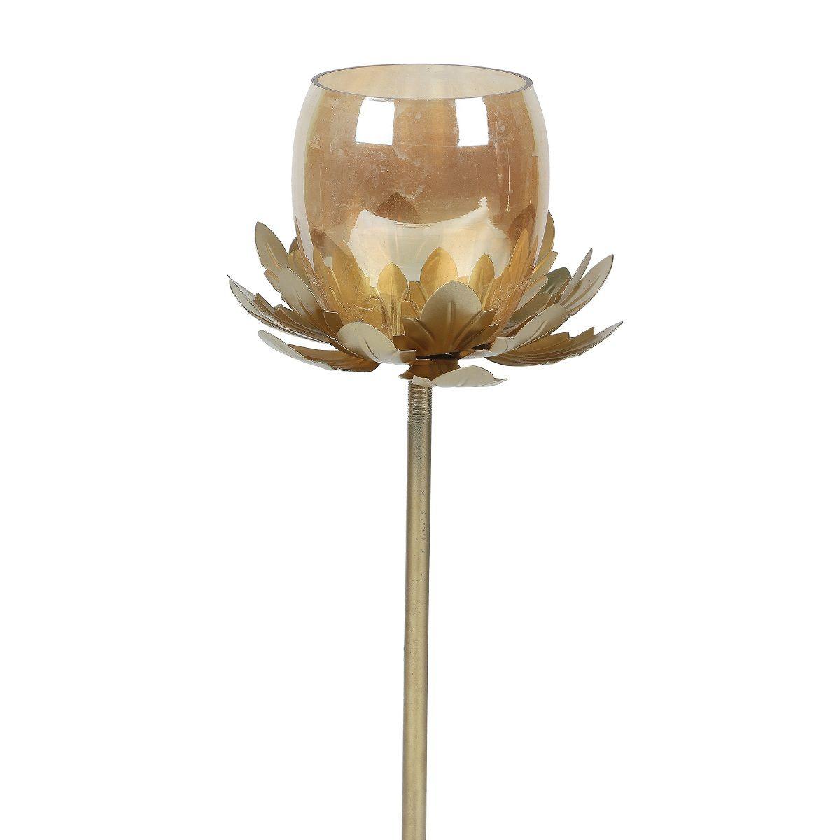 Decorative Wine Glass Motif Detachable Tealight Candle Holder - Set Of 2