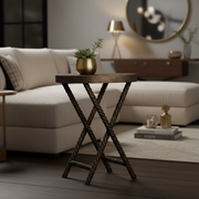 Metallic Rope Side Table
