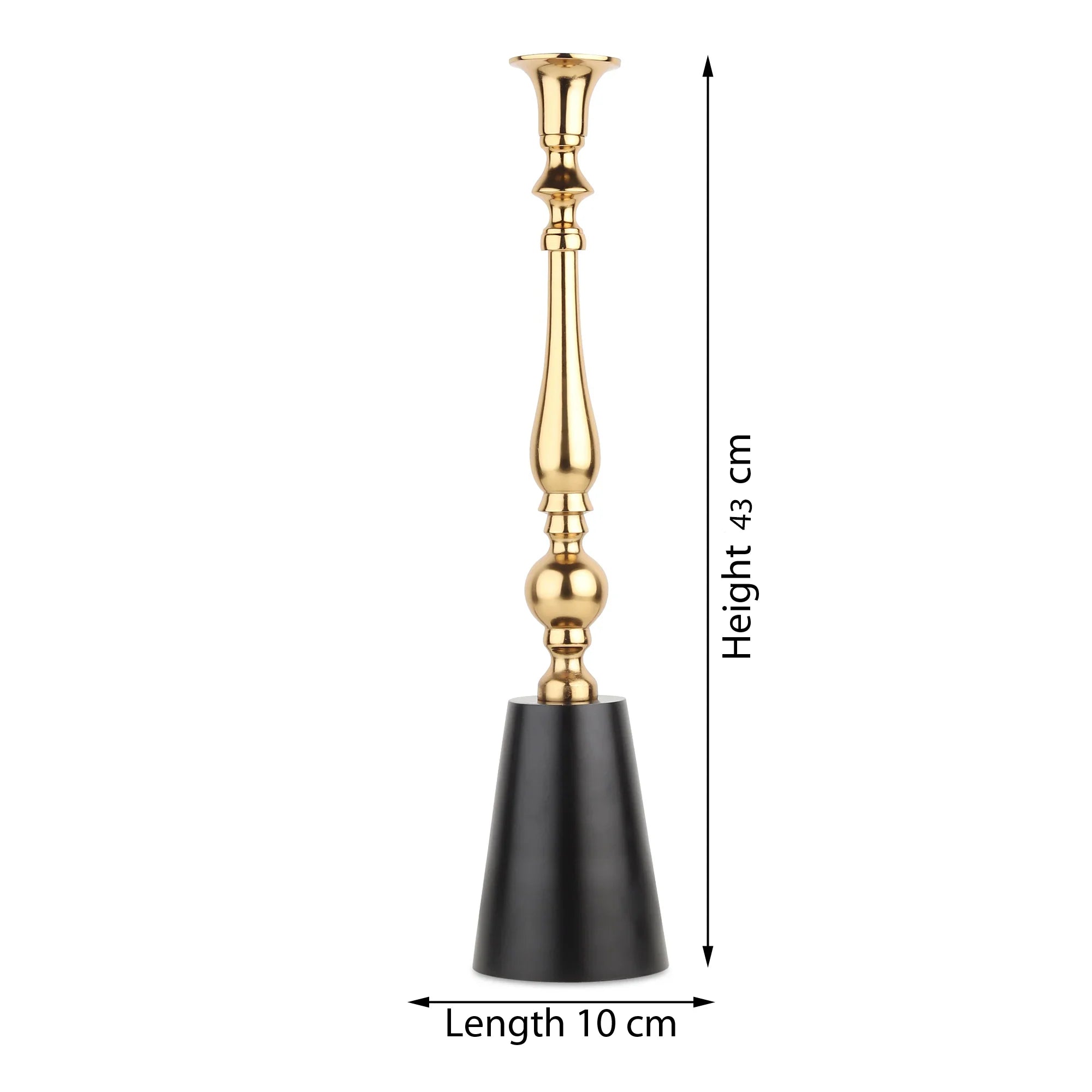Valora Gold Candle Holder