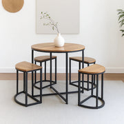 Vianna Coffee Table for Living Room with 4 seating | Mango Wood Tea Table