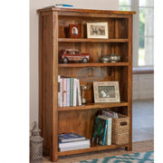 Antonio Solid Sheesham Wood Large Bookshelf In Honey Finish