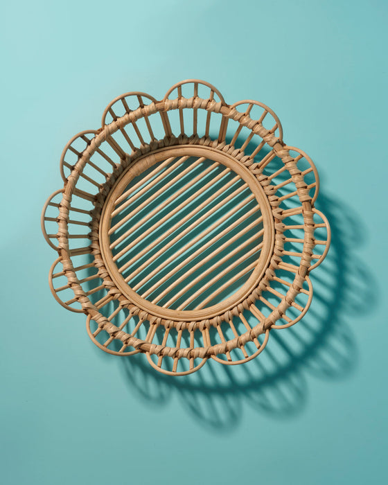 Tomalo Cane Tray | Handwoven Rattan & Bamboo Cane Tray