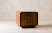 Linn Bedside Table | Mango Wood and Mango Veneer