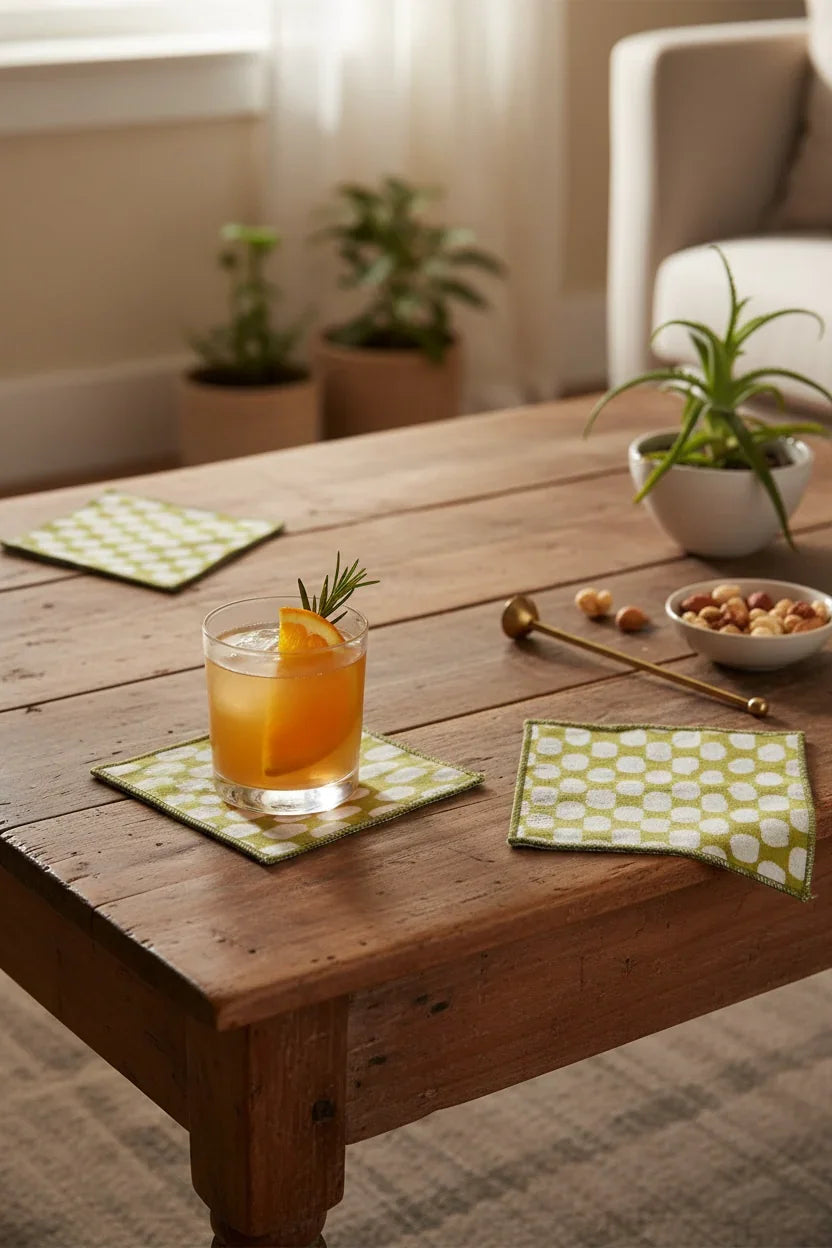 Drink Dots | Cocktail Napkin | Cotton