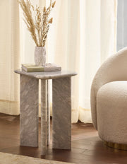 Orml - Grey Italian Marble | Side Table