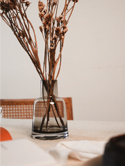 Pitcher Glass Vase | Transparent Flower Vase for Living Room | Modern Flower Pot for Home Decor & Centerpiece