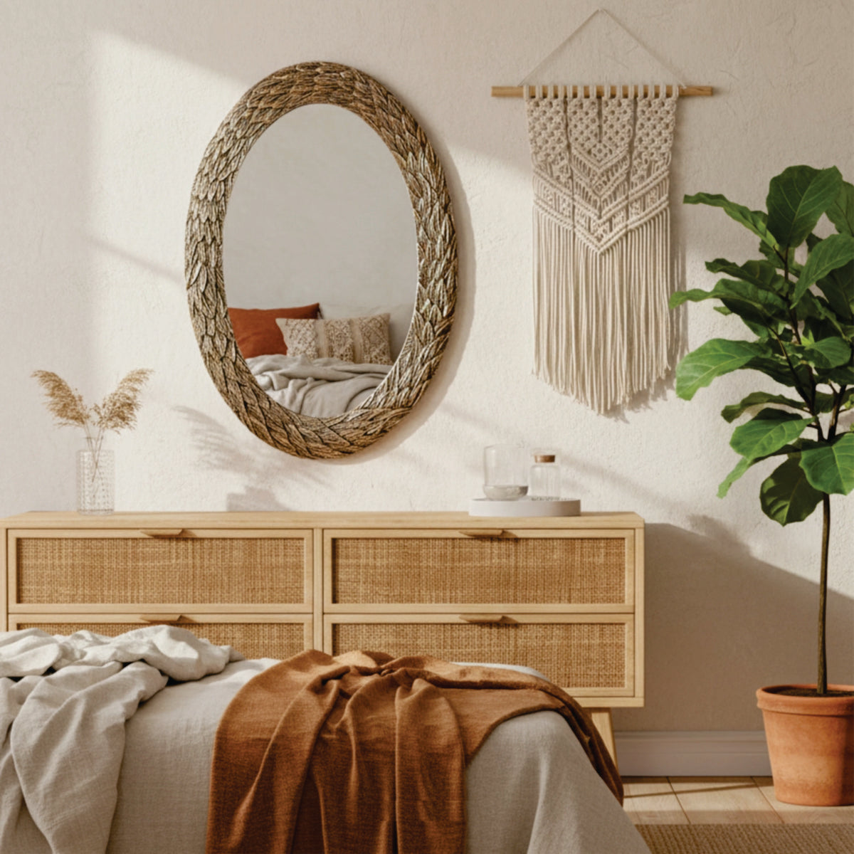 Sterling Oval Mirror