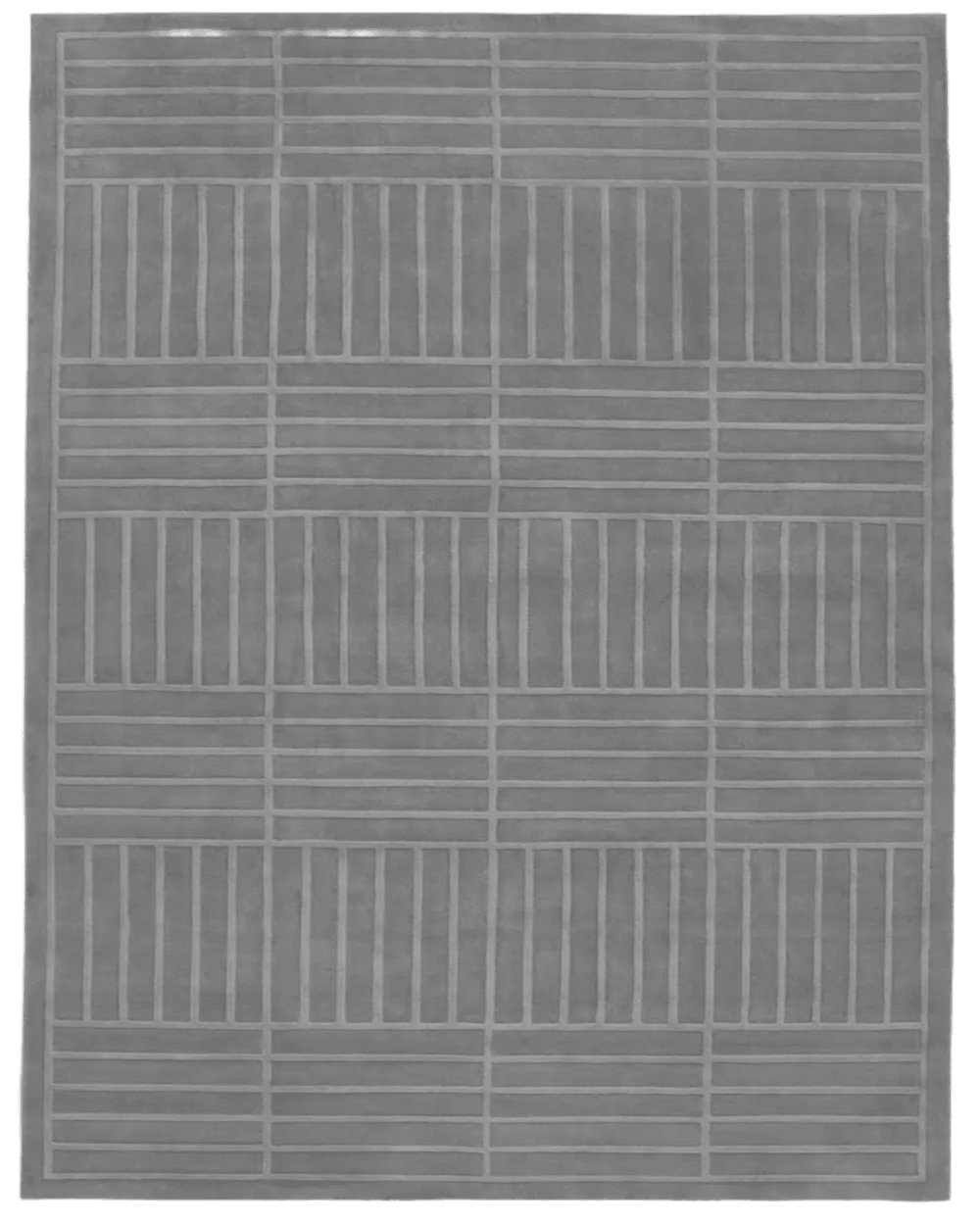 Plaid Rug 1 100% Wool