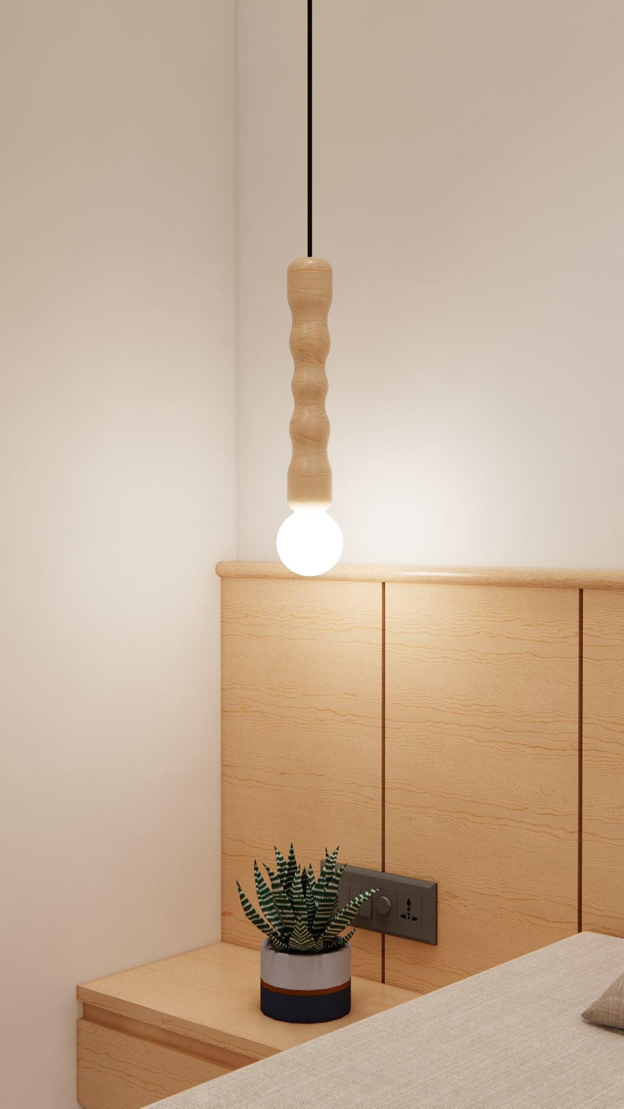 Pravaah | Pendant Lamp | Teak Wood