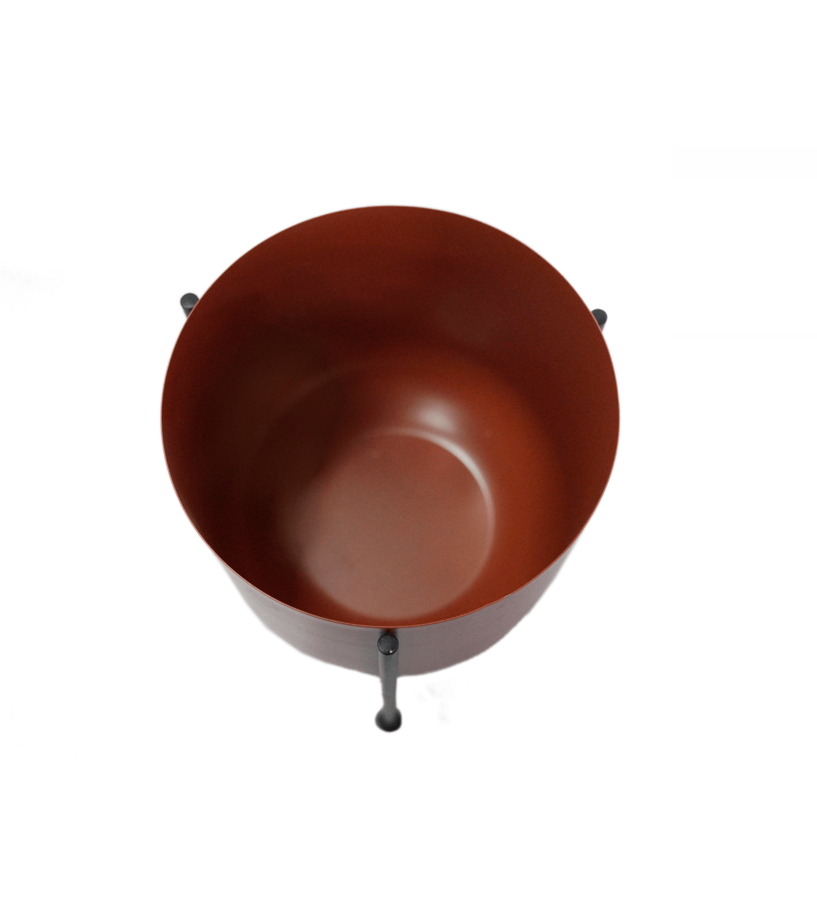 Modern Metal Floor Flower Planter with Stand | Gold Planter for Living Room & Bedroom Decor