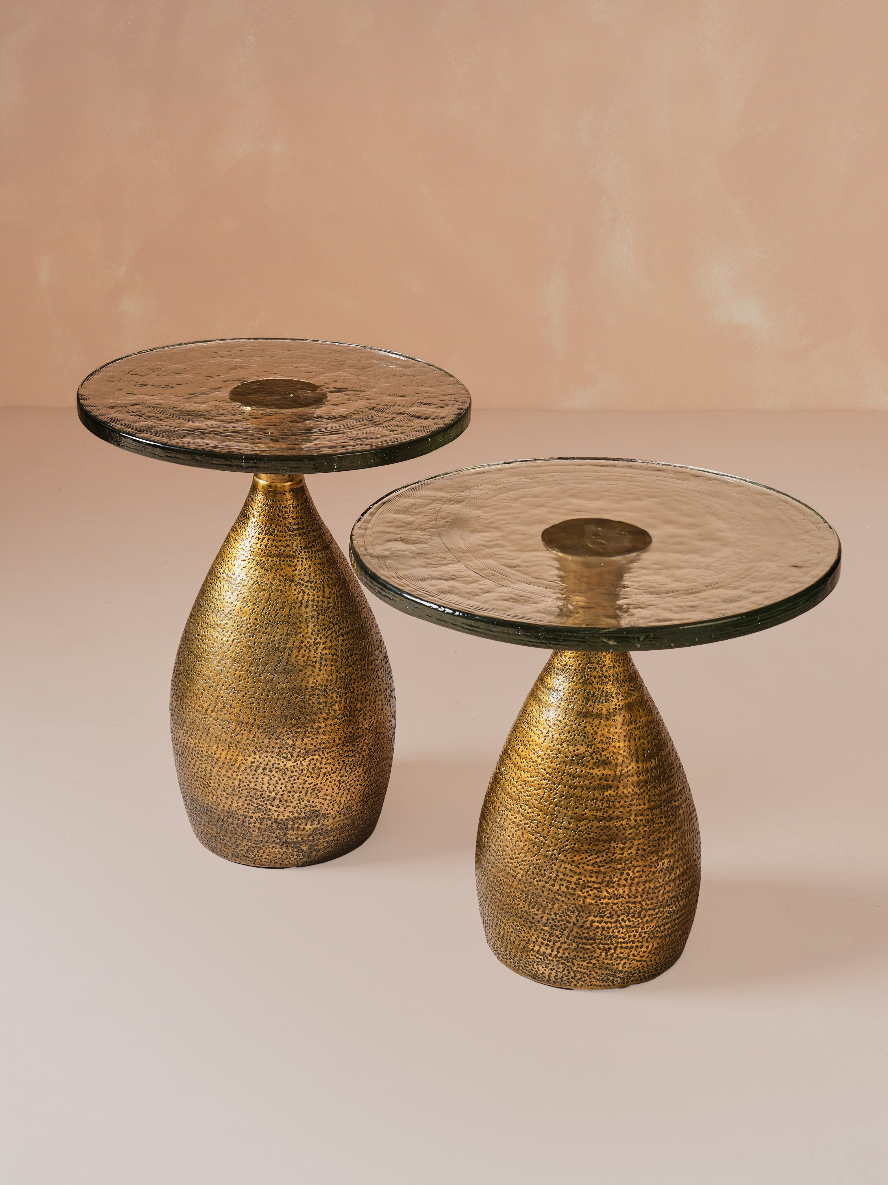 Alba Gold Hammered Table