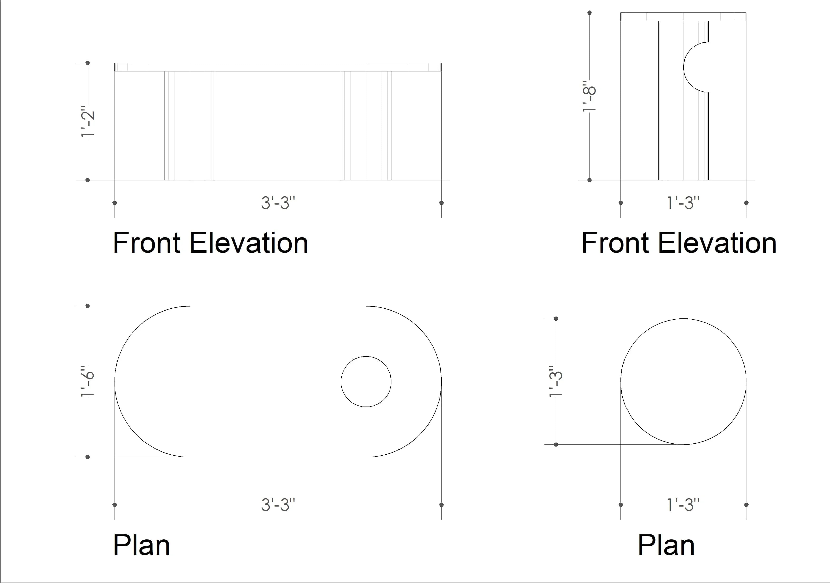 Boast Table | Branded Plywood with Veneer and Solid Wood