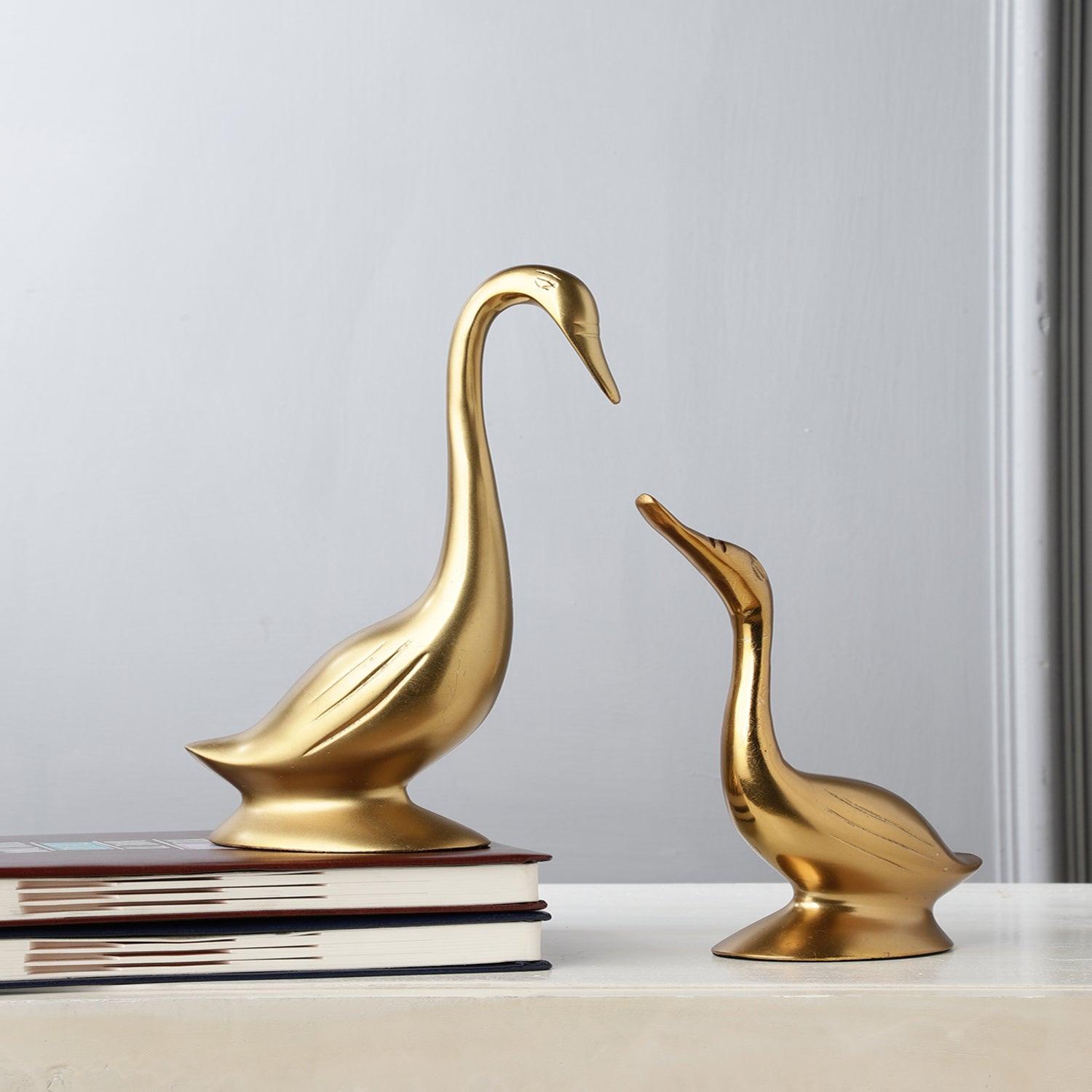 Centrepiece Swan Showpiece for Living Room | Home Decor Item Set of 2