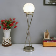 Sybil's Orb Matt Brass Table Lamp for Living Room | Study Lamp