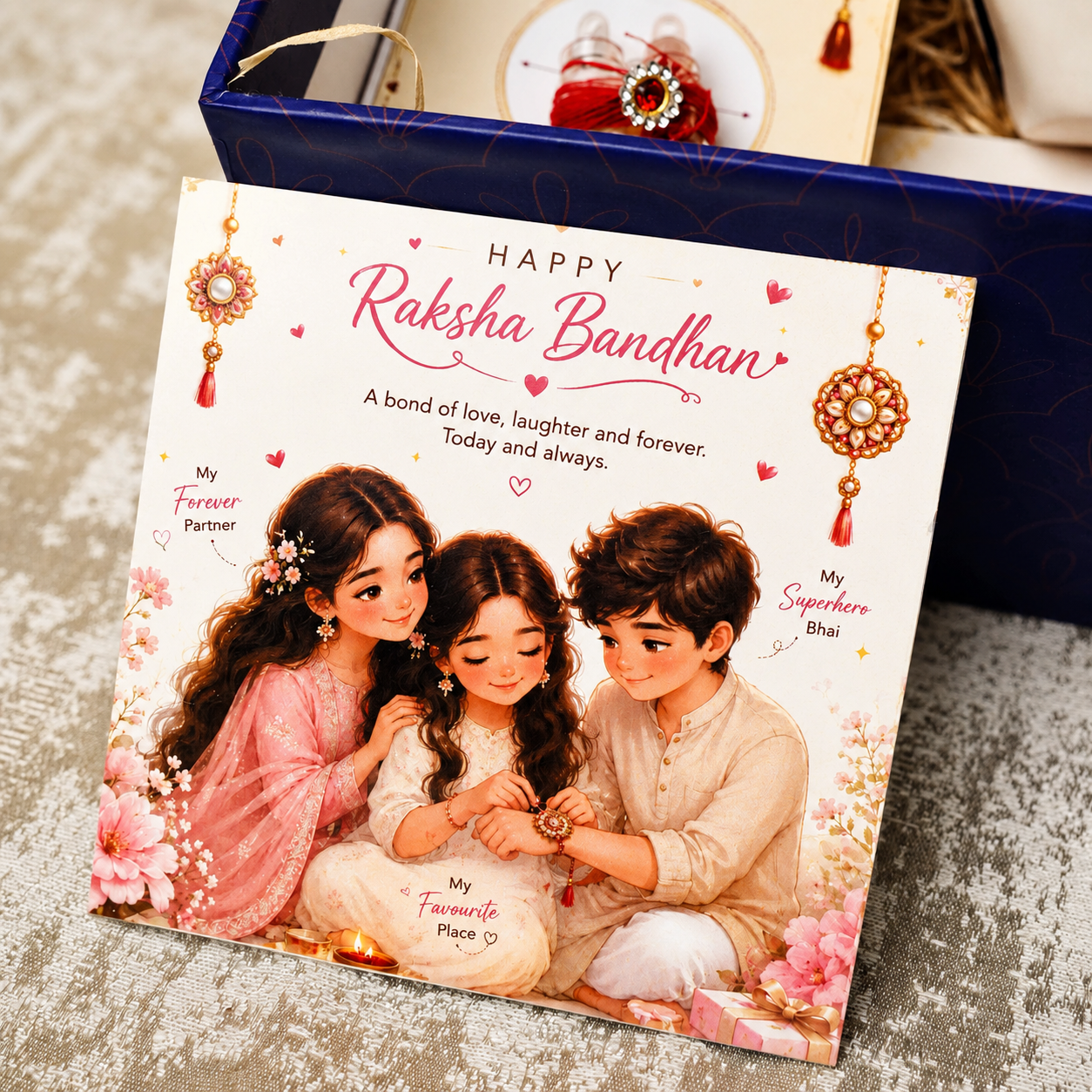 Best Bhai Ever Rakhi Box