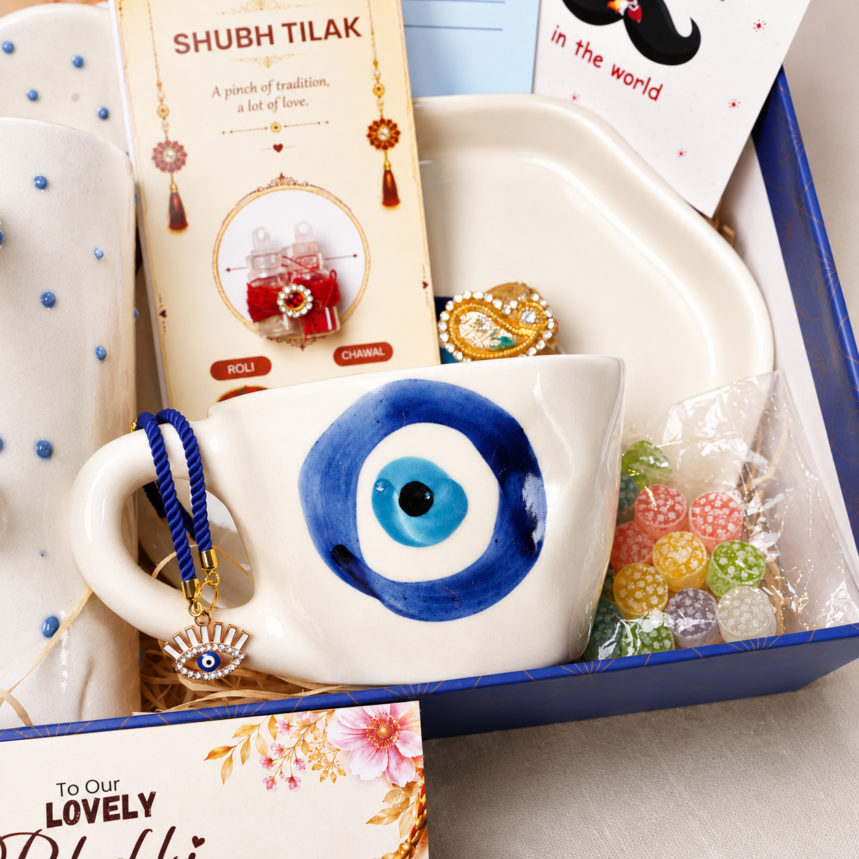 Nazar Se Surakshit Rakhi Hamper